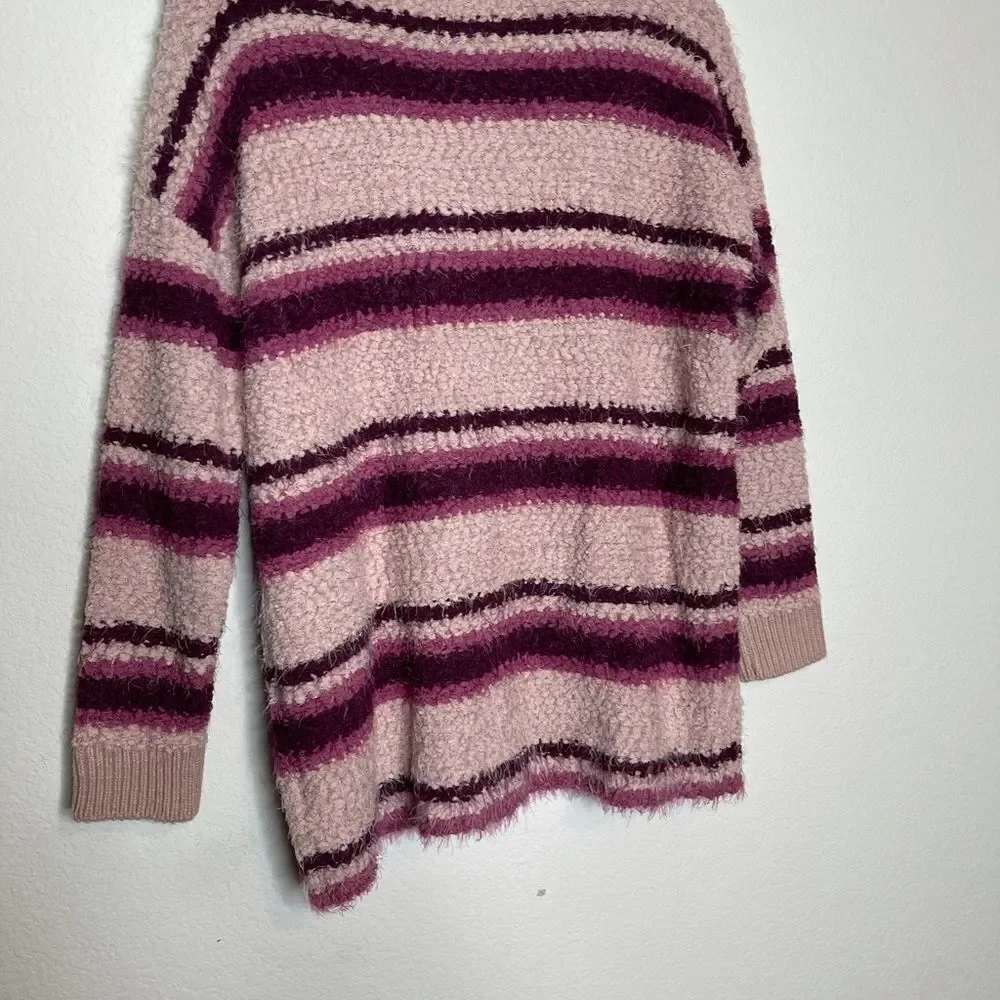 Torrid pink strip popcorn knit sweater‎